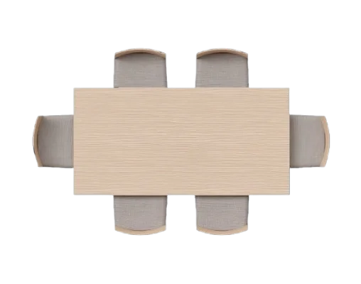 white table