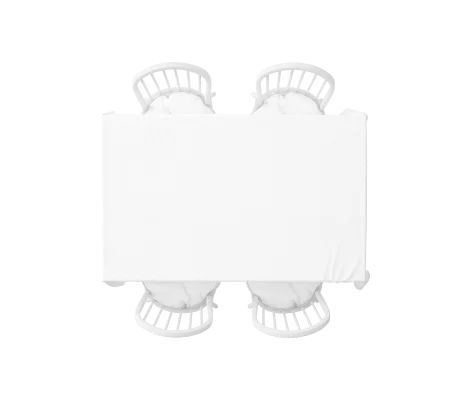 white table
