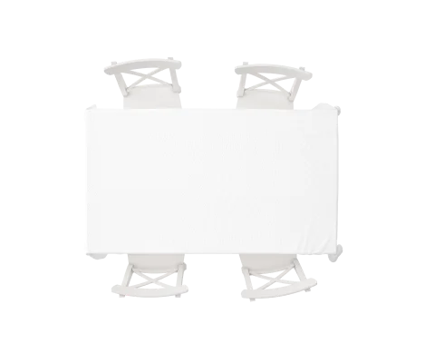 white table