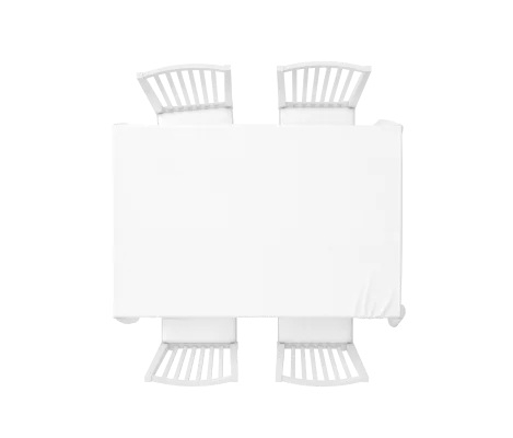 white table