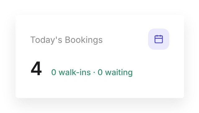 All your reservations on one screen